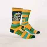 BlueQ Chaussette-Big Ol'Word Nerd Socks