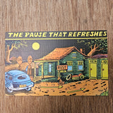 Carte Postale Vintage - The Pause That Refreshes