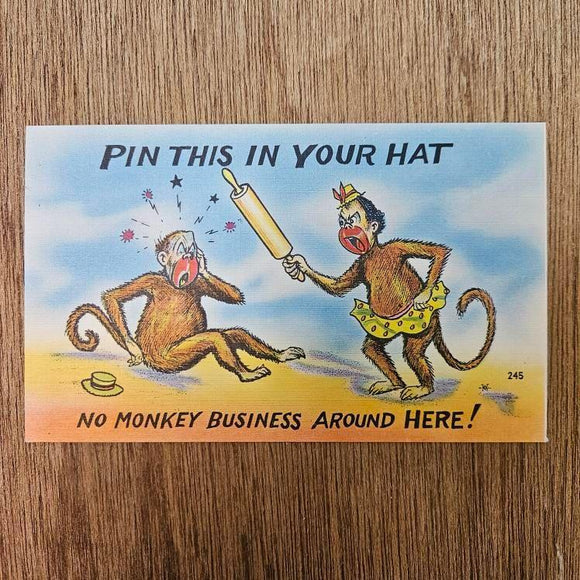 Ephemera - Carte Postale Vintage - Pin This In Your Hat