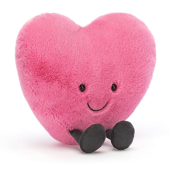 JellyCat-Amuseable Pink Heart Large Front