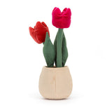 JellyCat-Amusebale Pot de Tulipe Dos