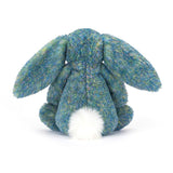 JellyCat-Bashfull Bunny Luxe Azure 25ieme Dos