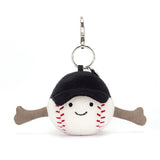 JellyCat-Porte-Cles Amusable Baseball Face