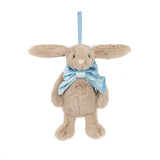 Jellycat - Ornement - Bashful Beige Bunny - Face
