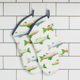 Now Design Mitaine À Four Grands Poissons Paire