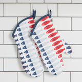 Now Design Mitaine À Four Petits Poissons Paire
