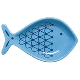 Now Designs-Plat En Forme De Poisson-Aveiro-Bleu Pale Bleu Fonce
