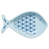 Now Designs-Plat En Forme De Poisson-Aveiro-Bleu Plus Pale Bleu Fonce