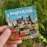 RippleSplash Studio - Autocollant Skyline Montreal Taille