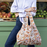 Sac Réutilisable Médium Champignons Beige Mushrooms Medium Reusable Bag At The Market