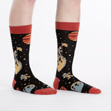 Sock It To Me Bas À Mi-Hauteur Pour Hommes A Sock Odyssey Men's Crew Socks Sur Jambe