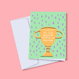 Studio Toute Carte De Souhaits Meilleur Popa Sur Fond Rose