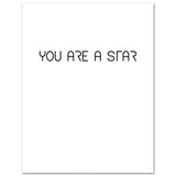 TheFound-Carte David Bowie You Are A Star Interieur