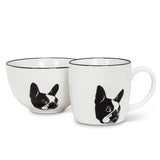 Tasse Bouledogue avec Bol Bouledogue