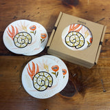 Ensemble de 4 sous-verres - A Small World -  Vue de haut