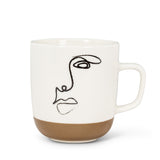 Abbott Tasse Line Drawing Spy Face Visage