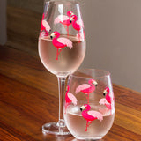 Abbott Verre À Vin Flamant Rose Wine Glass Flamingo 3