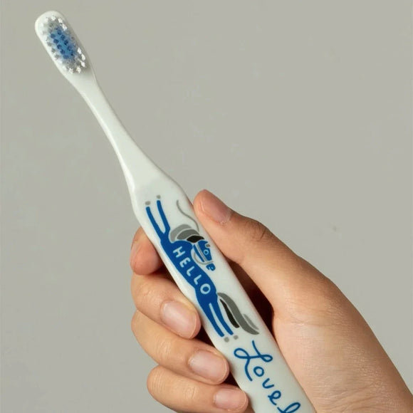BlueQ Brosse à dents Hello Lovely Toothbrush