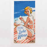 Linge à vaisselle "Greetings from Lake Wine"