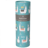 Boîte de la bouteille isolée - Collection Llamarama sur fond blanc