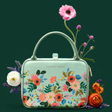 Corkcicle Boîte À Lunch - Baldwin Boxer Rifle Paper - Gloss Mint Lively Floral Art De Vivre