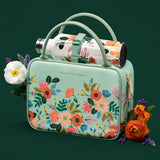 Corkcicle Boîte À Lunch - Baldwin Boxer Rifle Paper - Gloss Mint Lively Floral Tandem