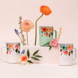 Corkcicle Tasse Isolée Mug - 16 Oz Rifle Paper - Gloss Cream Lively Floral Entourée