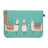 Danica Studio Pochette Folio Llamarama Sur Fond Blanc Devant