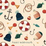 Demain Demain - Trio De Sacs À Collation - Bulles Et Bouées - Détail 3