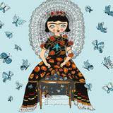 Demain Demain Trio De Sacs Réutilisables - Cara Carmina - Frida Kahlo Détail 1