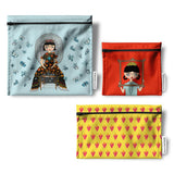 Demain Demain Trio De Sacs Réutilisables - Cara Carmina - Frida Kahlo