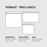 Demain Demain Trio Sacs Réutilisables Formats Des Pochettes