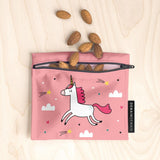 Demain Demain Trio Sacs Réutilisables Julie Cossette - Licornes Pochette Moyenne