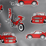 Demain Demain Trio Sacs Réutilisables Marjorie Blais Simard - Godzilla Rouge Détail 3