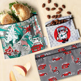 Demain Demain Trio Sacs Réutilisables Marjorie Blais Simard - Godzilla Rouge