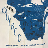 Forest & Waves - Linge Vaisselle Carte Québec 2