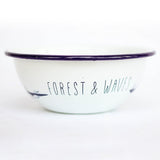 Forest&Waves Bol Tôle Émaillée Bowl Bleu 2