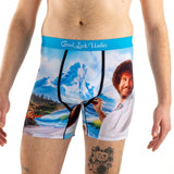 Bobettes Boxer Bob Ross - Happy Mountain