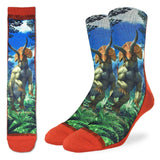 Bas Triceratops Dinos pour Hommes