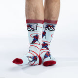 Good Luck Sock Bas Pour Homme HOCKEY Bleu Et Rouge 2