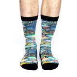 Good Luck Sock Bas Pour Homme School Of Fish Poissons 2