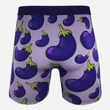 Good Luck Sock Boxer Aubergine Verso