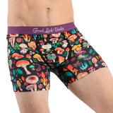 Good Luck Sock Undies Boxer Pour Homme Mushrooms 5 Devant