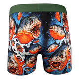 Good Luck Sock Undies Boxer Pour Homme Piranhas 3 Derrière