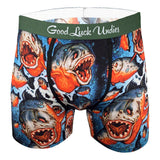 Good Luck Sock Undies Boxer Pour Homme Piranhas