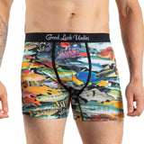 Good Luck Sock Undies Boxer Pour Homme School Of Fish 2