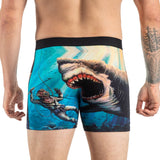 Good Luck Sock Undies Boxer Pour Homme Shark Attack 4 Derrière