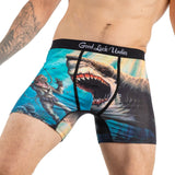 Good Luck Sock Undies Boxer Pour Homme Skark Attack 5