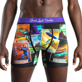 Good Luck Sock Undies Boxer Pour Homme Space Tourism 2