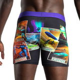 Good Luck Sock Undies Boxer Pour Homme Space Tourism 4 Derrière